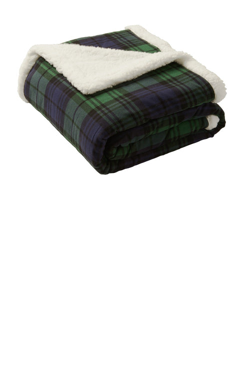 Port Authority BP43 Flannel Sherpa Blanket 127 x 152.4 cm