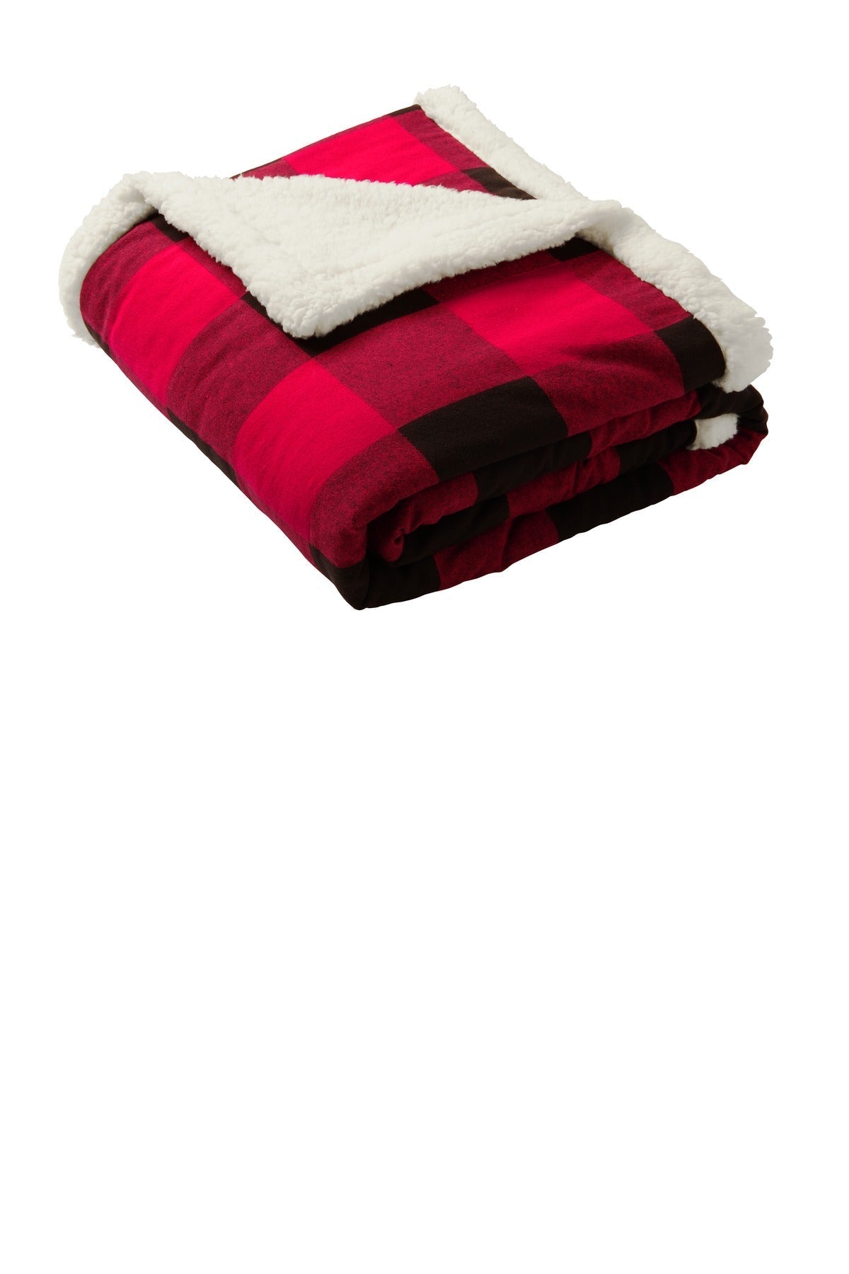 Port Authority BP43 Flannel Sherpa Blanket 127 x 152.4 cm